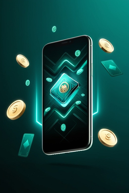 Telemóvel com app de casino
